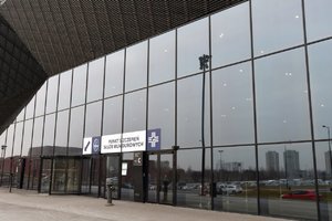 Wejście do punktu szczepień