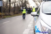Policjanci z drogówki w trakcie działań Truck i Bus