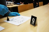 Uczniowie z klas policyjnych w rudzkiej komendzie