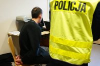 Zatrzymany z policjantem przed przesłuchaniem