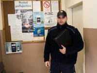 Dzień z dzielnicowym Adrianem Sułkowskim