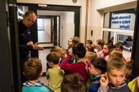 Wizyta przedszkolaków w komendzie