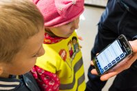 Wizyta przedszkolaków w komendzie