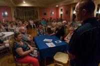 Roman Aleksandrowicz podczas prelekcji