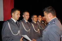 Zdjęcie z uroczystości Święta Policji w Rudzie Śląskiej - foto : UM
