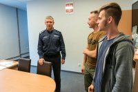 Nowi policjanci na spotkaniu z Komendantem Miejskim Policji w Rudzie Śląskiej #2