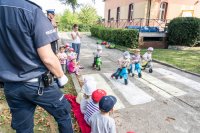 Policjanci i Szupek z wizytą w rudzkim żłobku