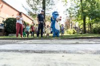 Policjanci i Szupek z wizytą w rudzkim żłobku