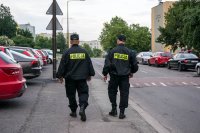 Policjanci podczas zabezpieczenia imprezy
