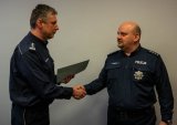 Przekazanie aktów mianowania i gratulacje dla nowych komendantów