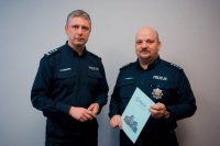 Przekazanie aktów mianowania i gratulacje dla nowych komendantów
