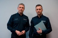 Przekazanie aktów mianowania i gratulacje dla nowych komendantów