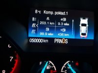 licznik samochodowy ze stanem drogomierza 50000 km