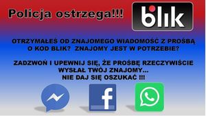 grafika - policja ostrzega