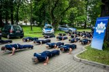 Policjanci z Rudy Śląskiej biorący udział w #GaszynChallenge