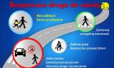 grafika - bezpieczna droga do szkoły