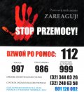plakat stop przemocy