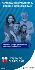 plakat - ulotka - narodowy spis ludności
