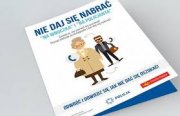 plakat, ulotka dotycząca oszustw na szkodę seniorów
