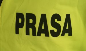 kamizelka odblaskowa z napisem prasa