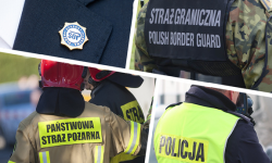 kolarz zdjęć - SOP, Straż Pożarna, Straż Graniczna, Policja