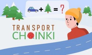 grafika - bezpieczny transport choinki