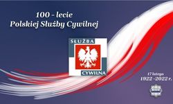 grafika na 100-lat służby cywilnej