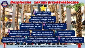 grafika dotycząca bezpieczeństwa podczas zakupów