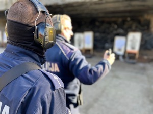 zdjęcie z treningu strzeleckiego -