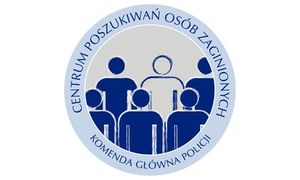 logo centrum poszukiwań osób zaginionych - ikony ludzi stojące obok siebie