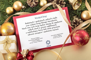 grafika z tekstem życzeń powielonych w tekście artykułu