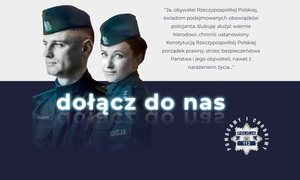 grafika z policjantem i policjantką