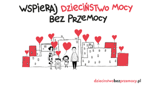 grafika kampanii dzieciństwo bez przemocy