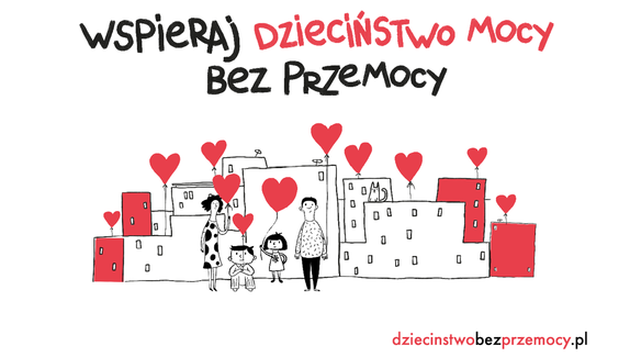 grafika kampanii dzieciństwo bez przemocy