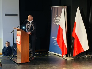 Prezydent Miasta w trakcie przemówienia