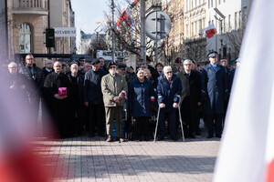 Uczestnicy podczas uroczystości Narodowego Dnia Pamięci Żołnierzy Wyklętych