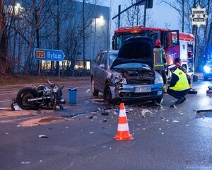 Zdjęcie ze zdarzenia wypadku drogowego