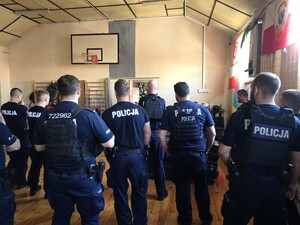 Policjanci w trakcie szkolenia