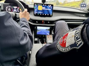 Policjanci w trakcie działań